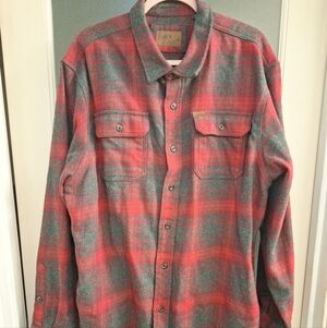 Orvis Red and Gray Plaid Jacket